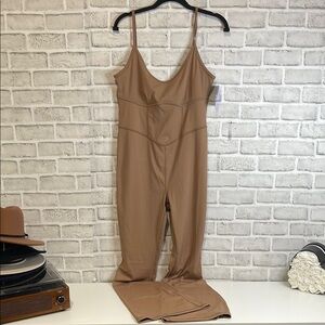 ✨JoyLab Tan Wide Leg Jumpsuit Size L ✨